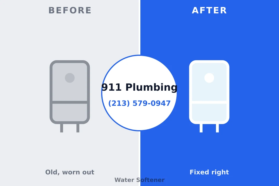 Before and after: plumbing repair Claysburg, PA
